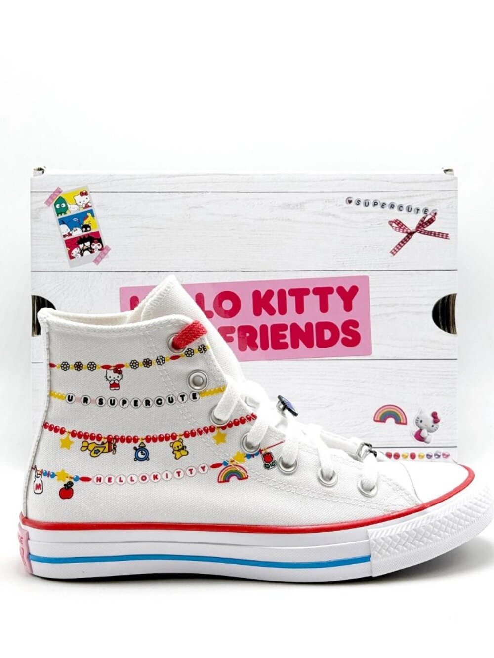 Women's Converse x Sanrio Chuck Taylor All Star Hi Hello Kitty Friend A17699C